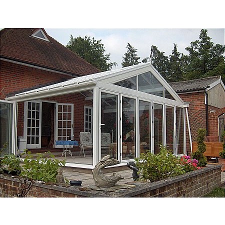 40 - Aluminium Conservatory & Visi Fold Door